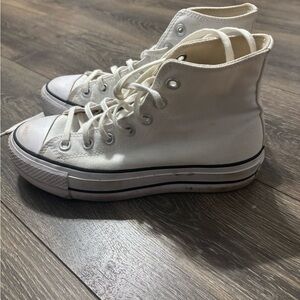 Converse Off-White High-Top Sneakers